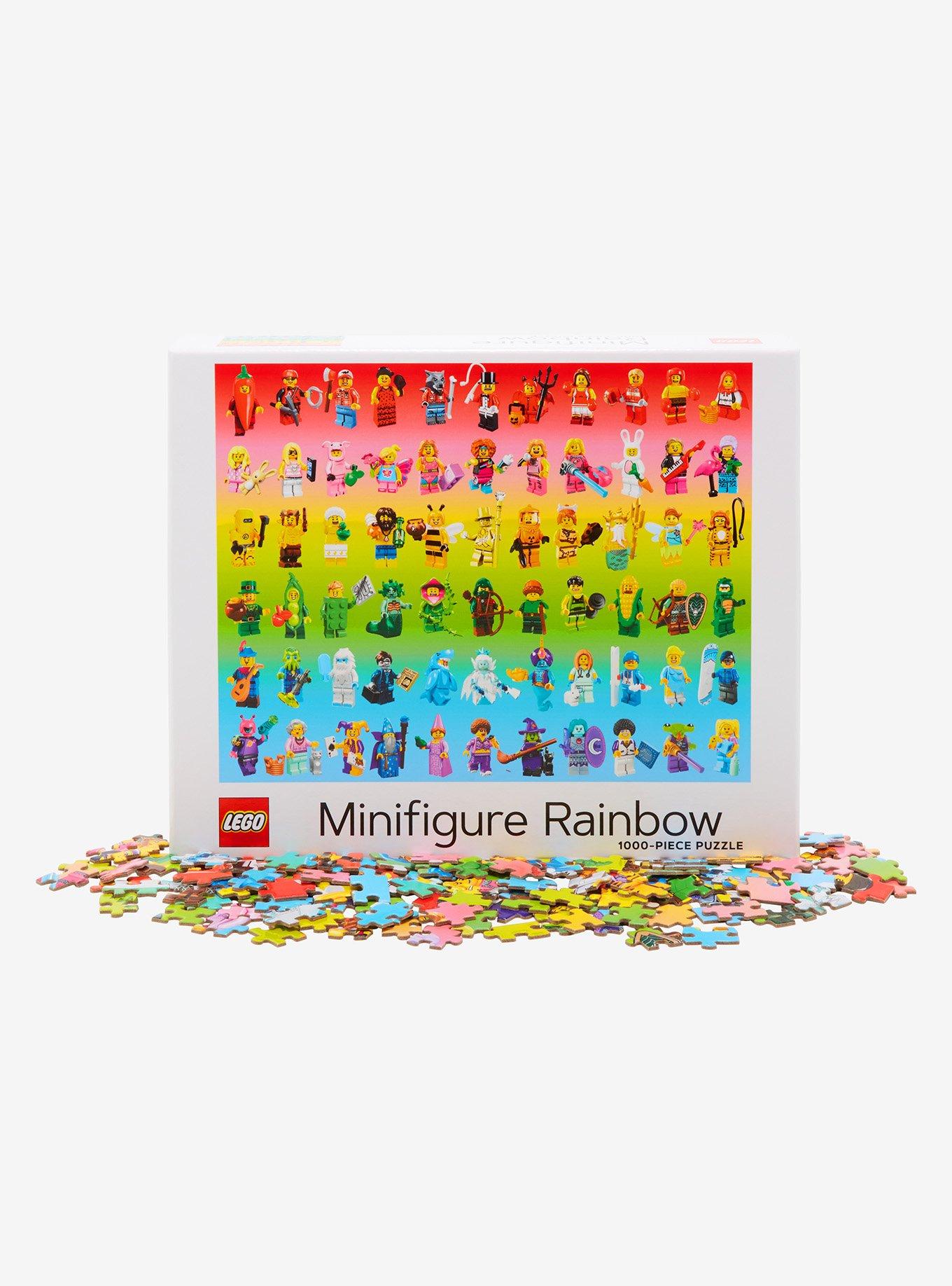 LEGO Minifigure Rainbow 1000-Piece Puzzle, , alternate