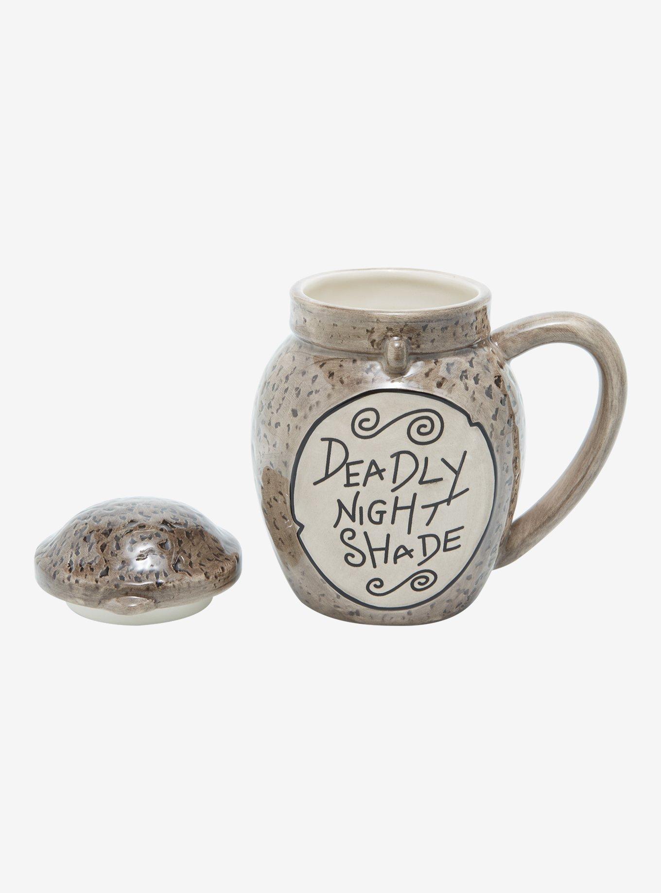 Disney The Nightmare Before Christmas 30th Anniversary Deadly Nightshade Figural Mug with Lid, , alternate
