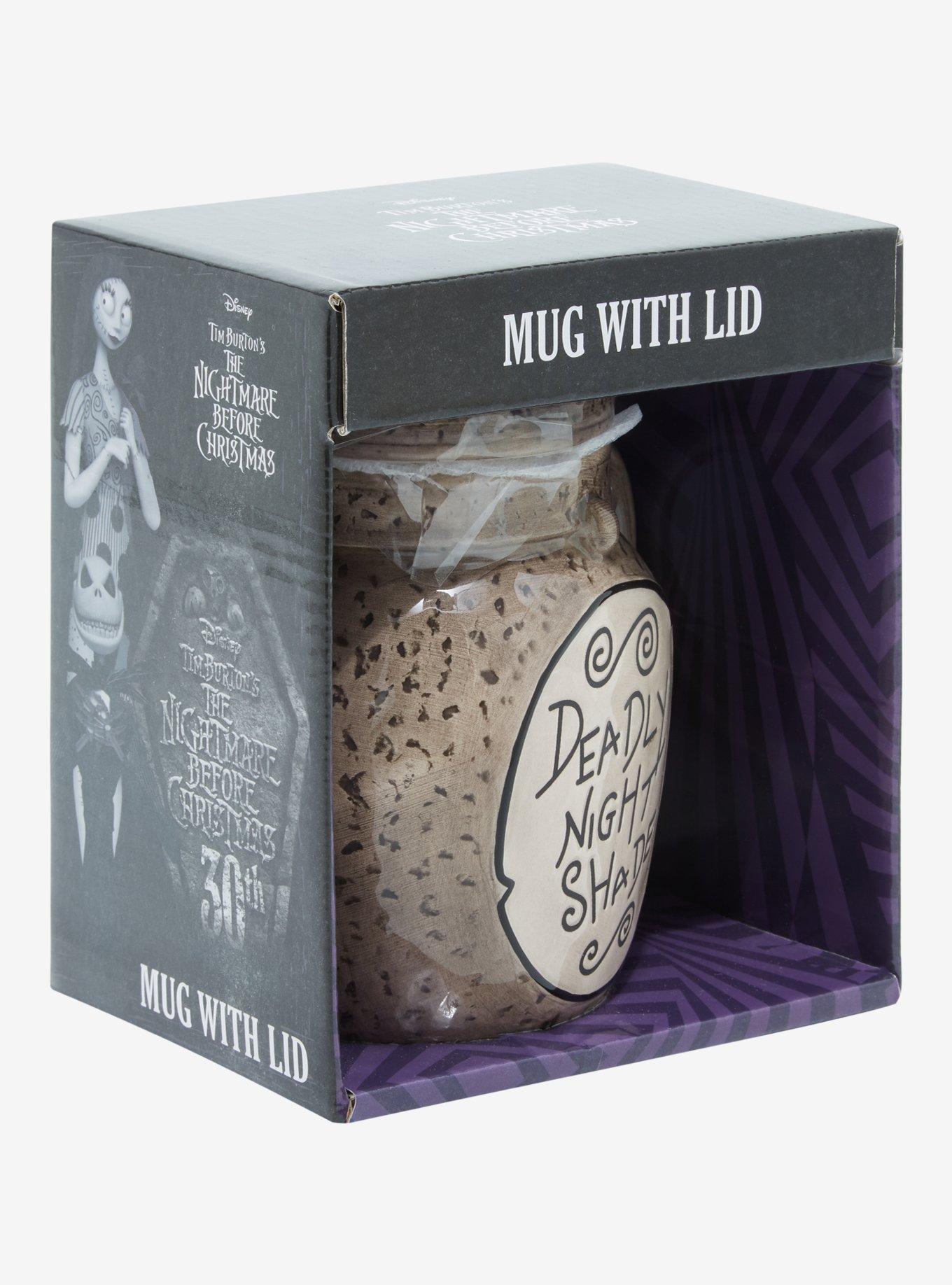 Disney The Nightmare Before Christmas 30th Anniversary Deadly Nightshade Figural Mug with Lid, , alternate