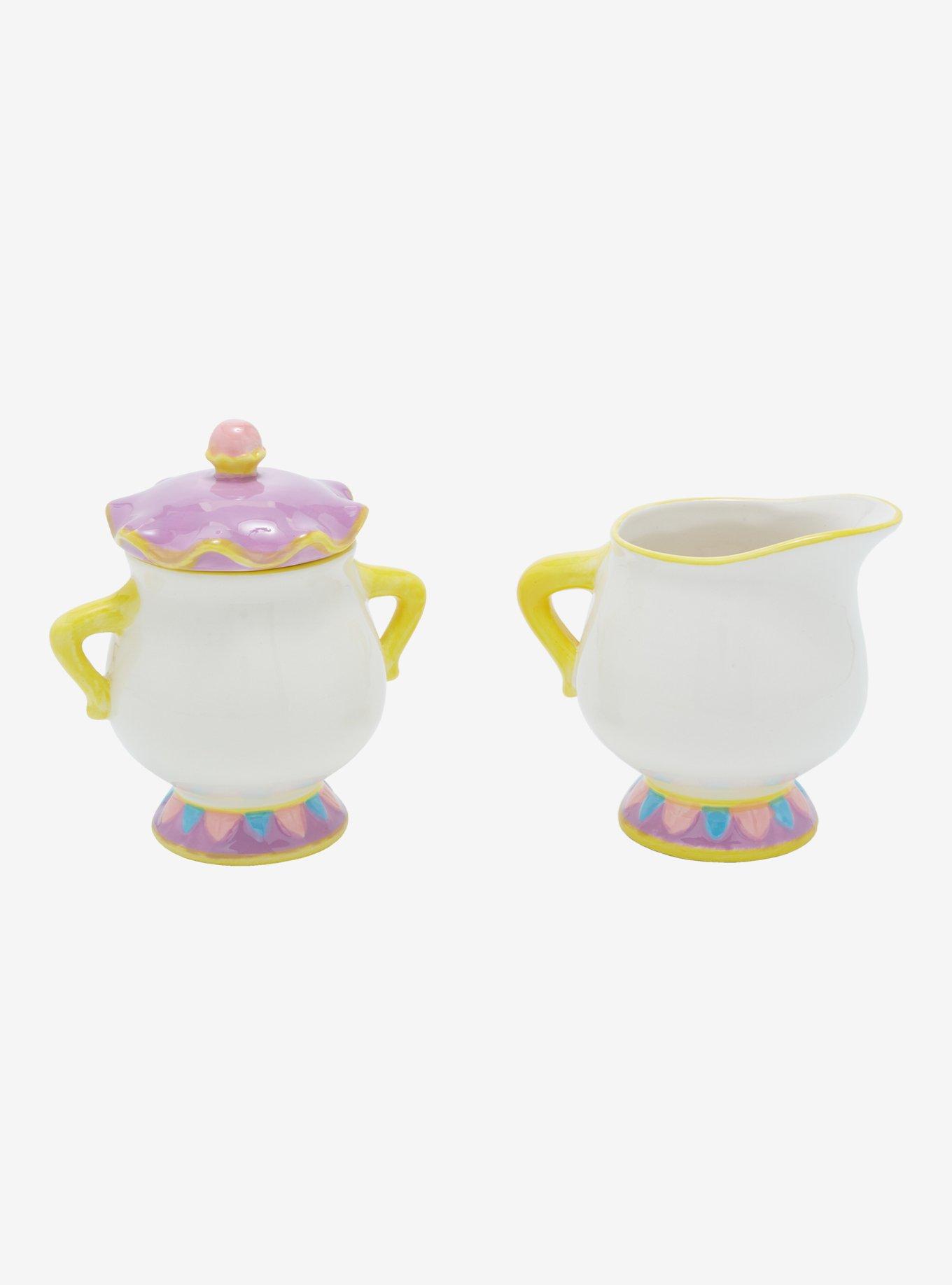 Disney Beauty and the Beast Figural Sugar and Creamer Dish Set, , alternate