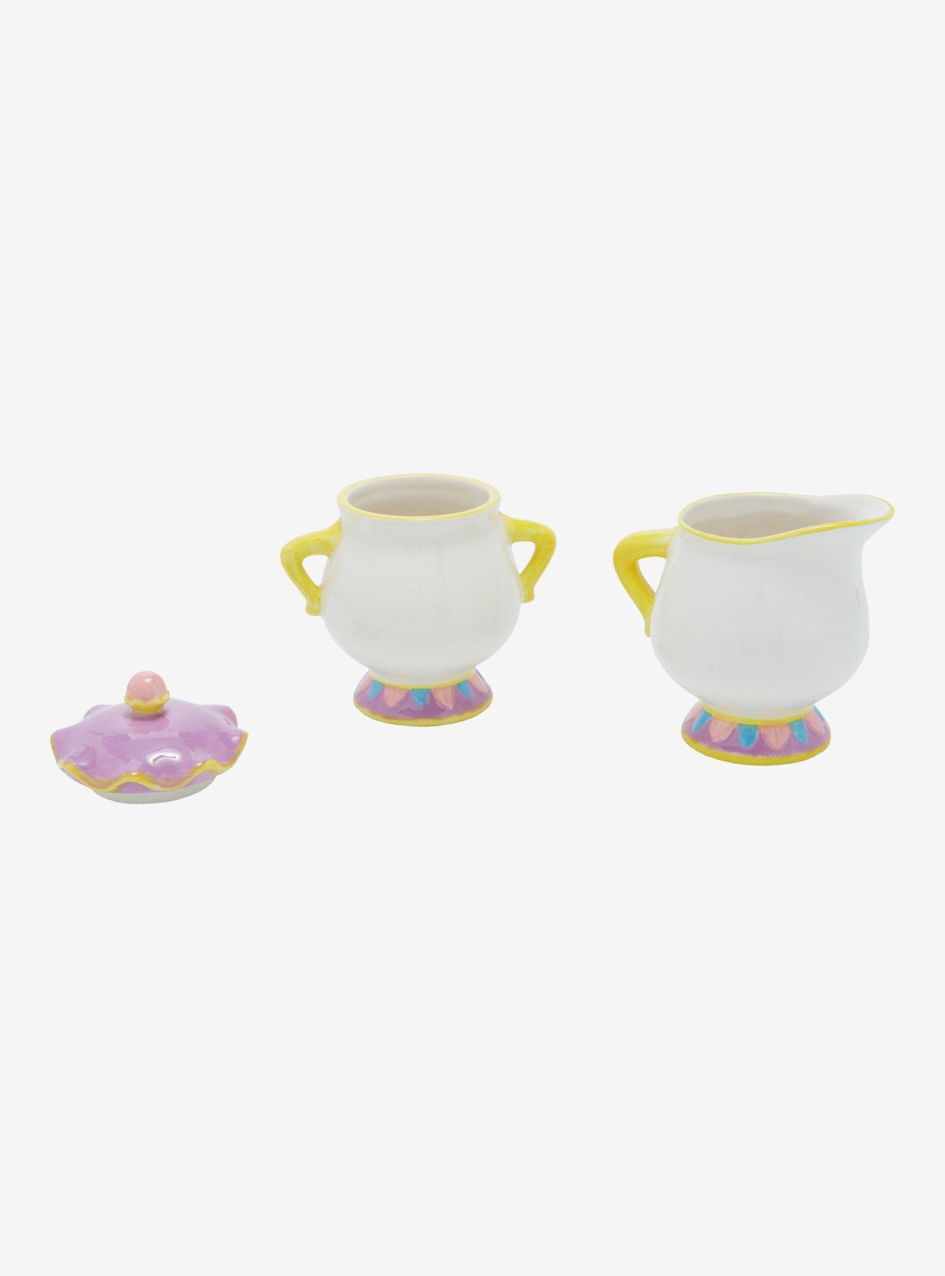 Disney Beauty and the Beast Figural Sugar and Creamer Dish Set, , alternate
