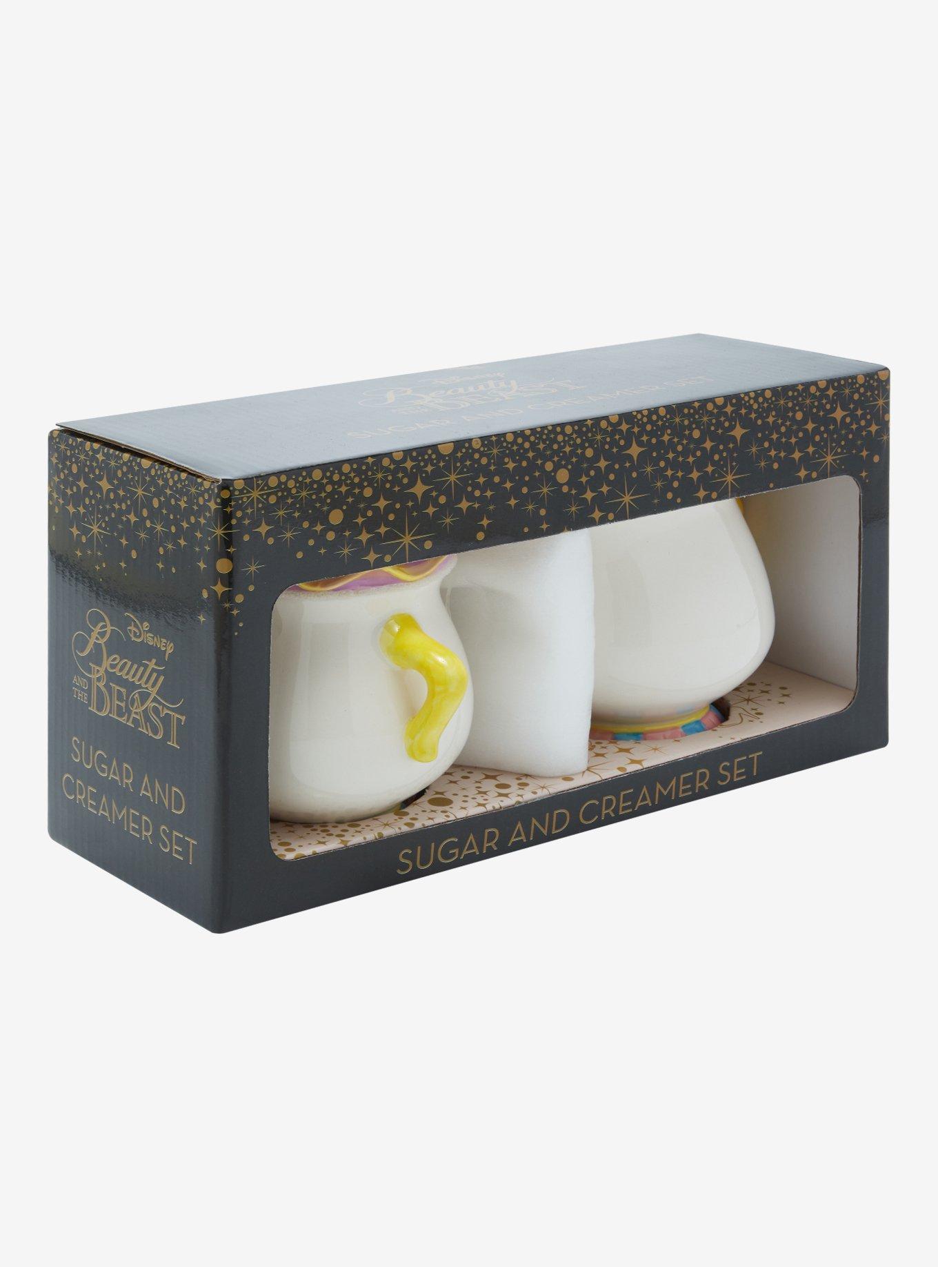 Disney Beauty and the Beast Figural Sugar and Creamer Dish Set, , alternate