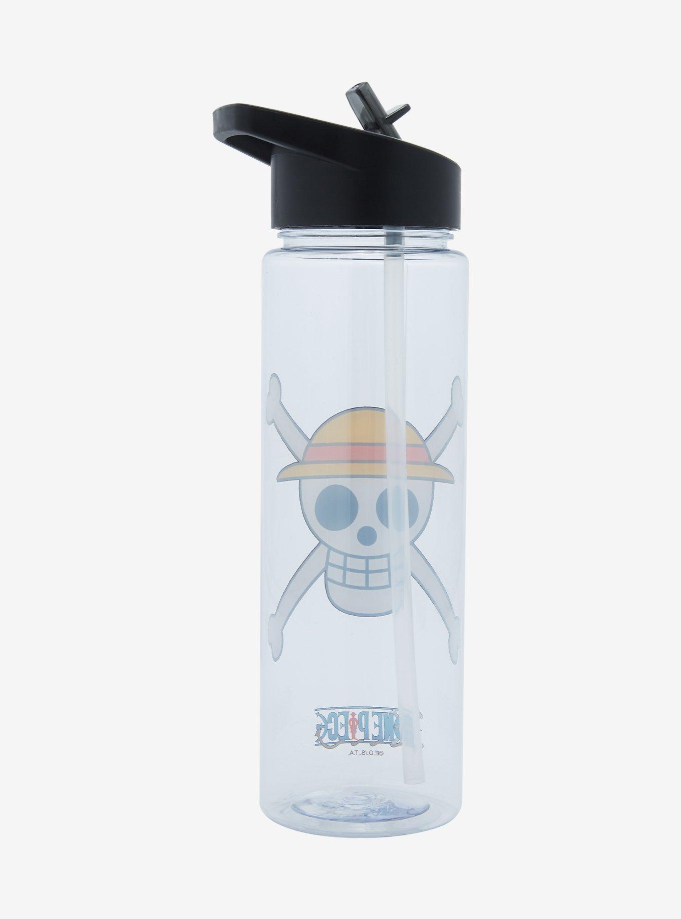 One Piece Jolly Roger Water Bottle, , alternate