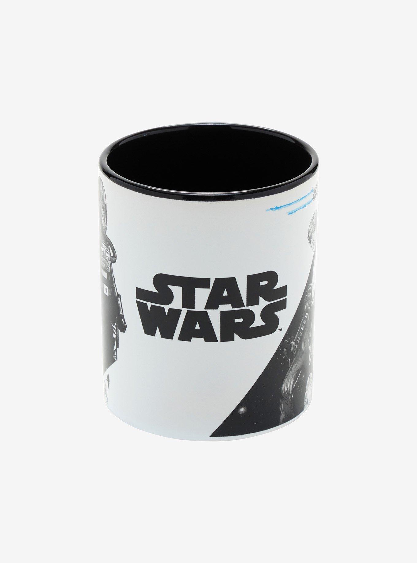 Star Wars Black & White Characters Mug, , alternate