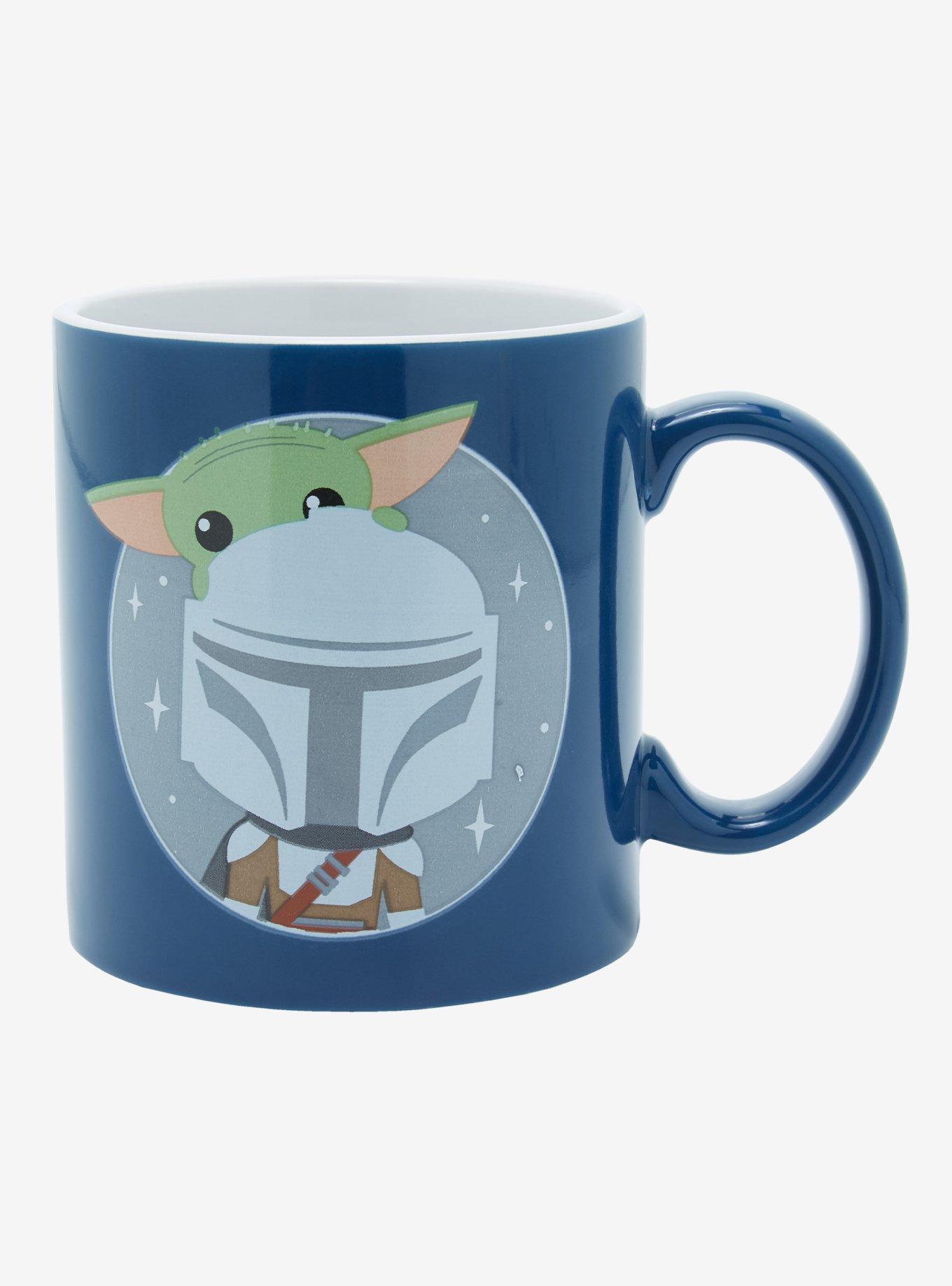 Star Wars The Mandalorian Chibi Grogu and Mando Mug, , alternate