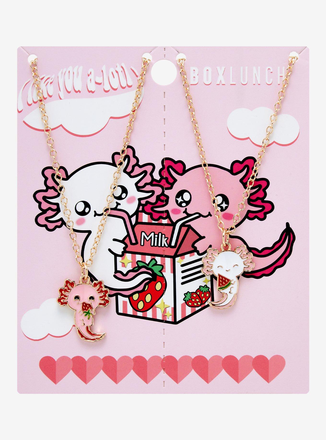 Axolotl Fruit Bestie Necklace Set - BoxLunch Exclusive, , alternate
