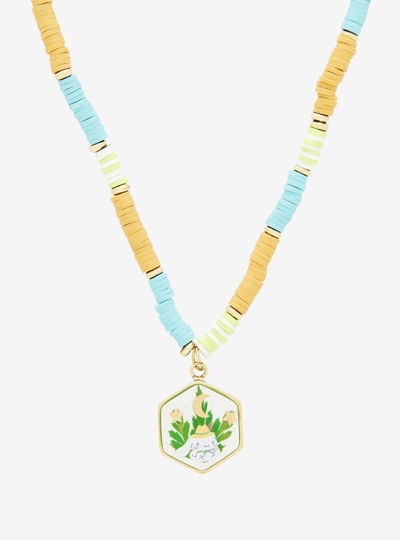 Sanrio Cinnamoroll Camping Beaded Necklace - BoxLunch Exclusive, , alternate