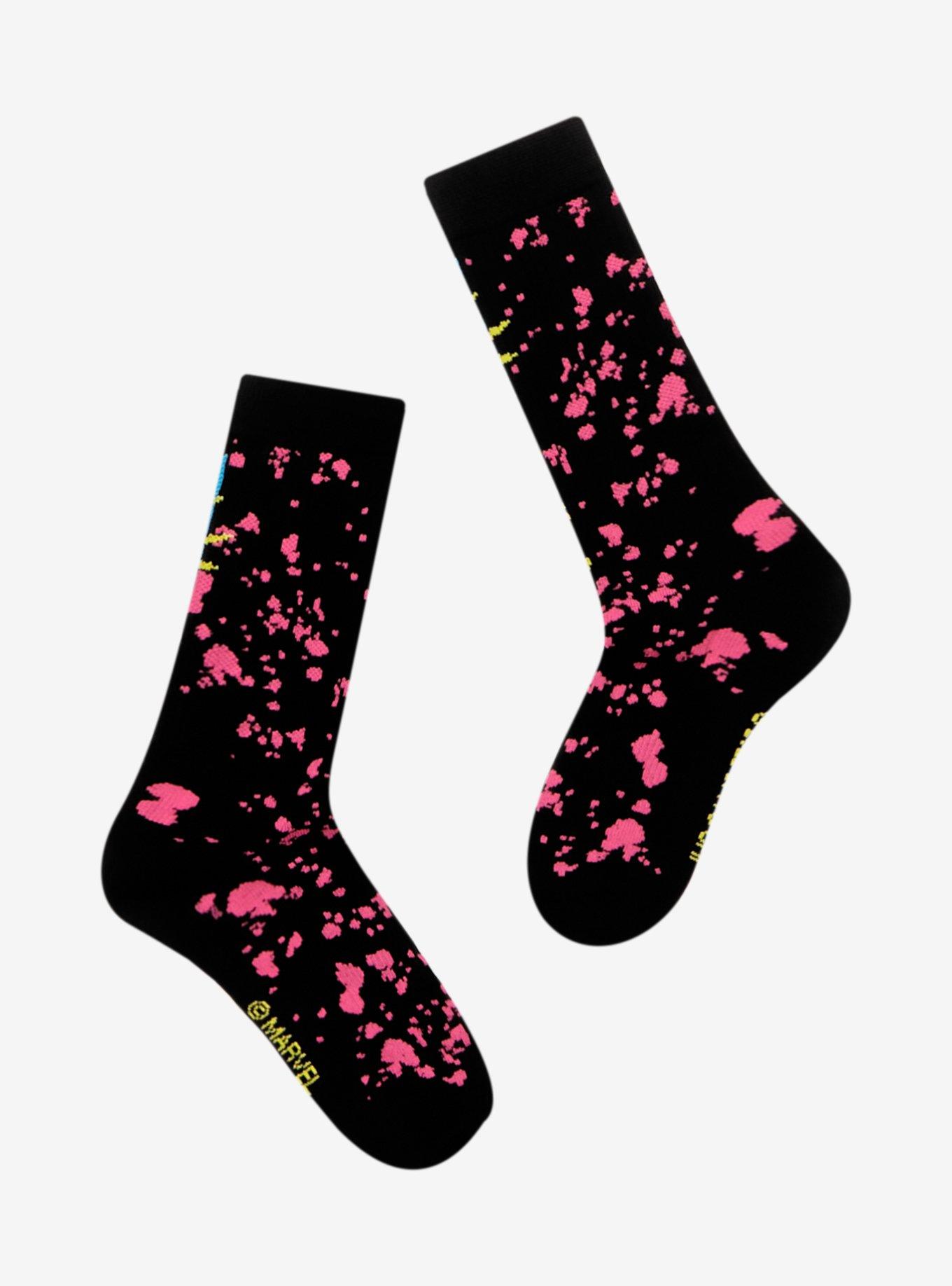 Marvel Spider-Man: Across The Spider-Verse Spider-Punk Crew Socks, , alternate