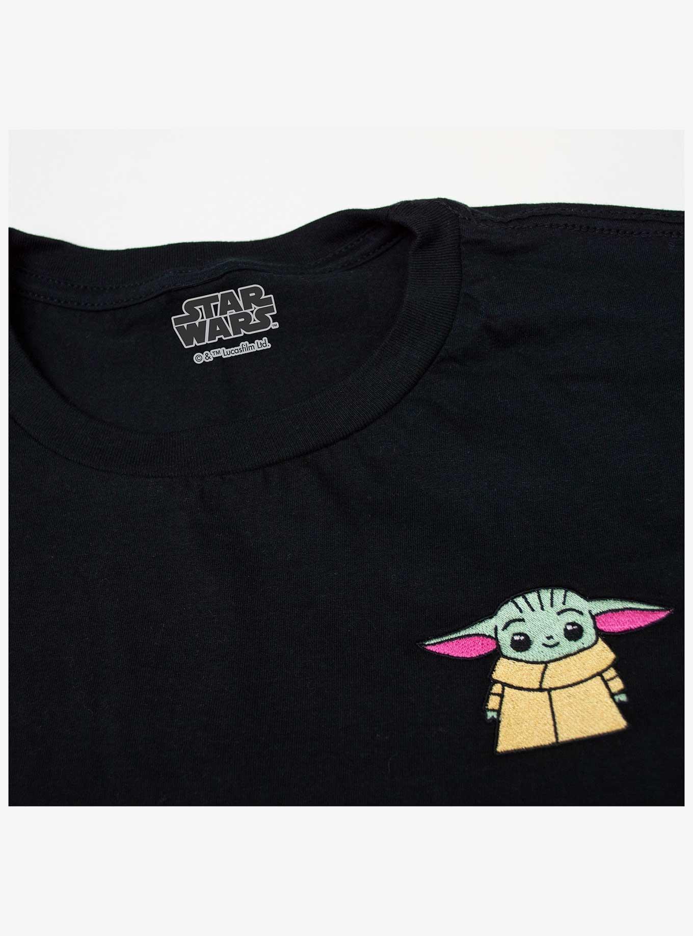 Star Wars The Mandalorian Embroidered Grogu T-Shirt, , hi-res