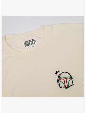 Star Wars Embroidered Boba Fett Helmet T-Shirt, , hi-res