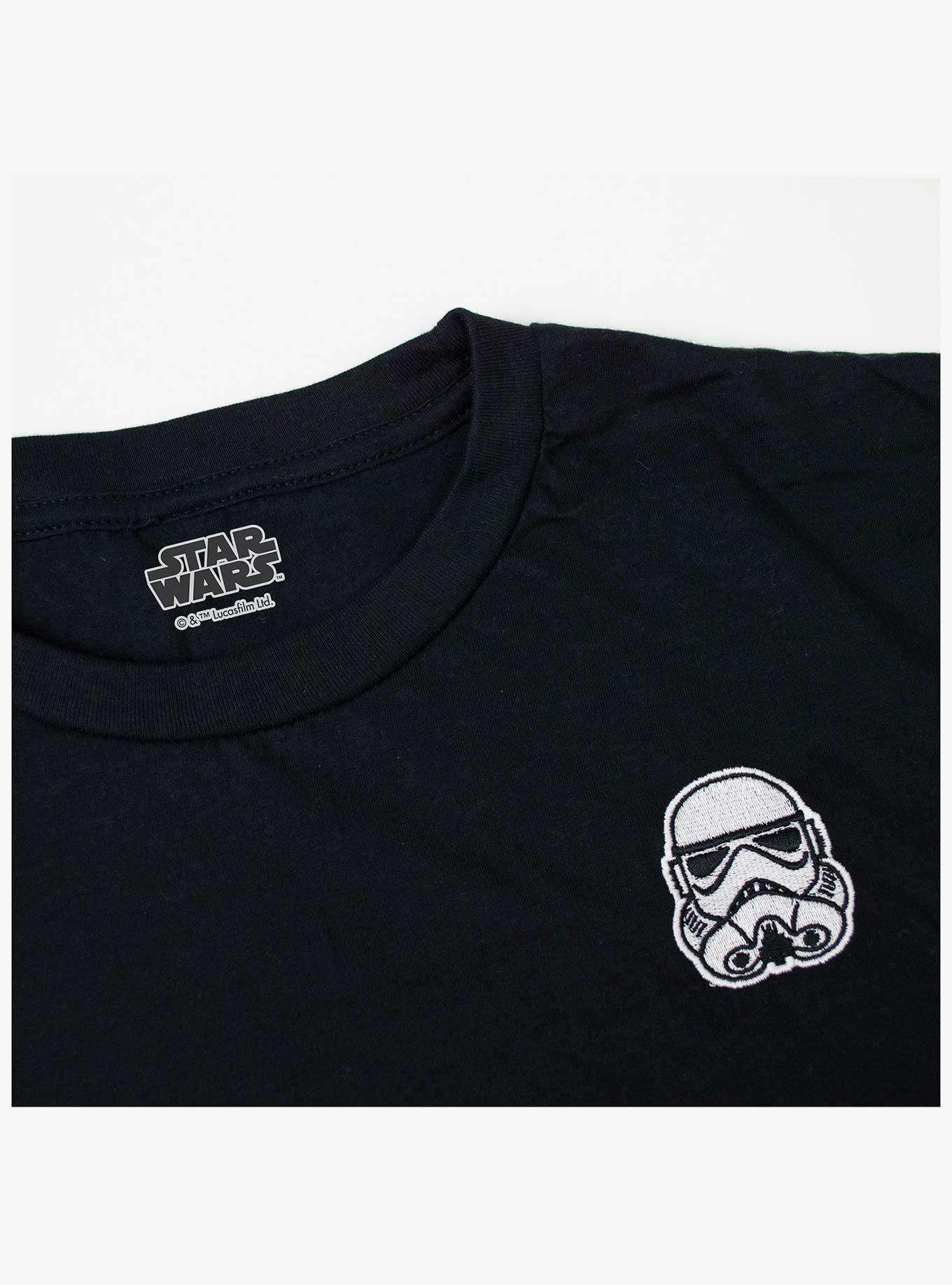 Star Wars Embroidered Stormtrooper T-Shirt, BLACK, alternate