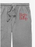 Betty Boop Heart Logo Pajama Pants, GRAPHITE HEATHER, alternate