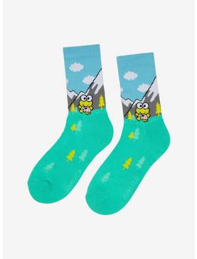 Keroppi Mountain Scenic Crew Socks, , hi-res
