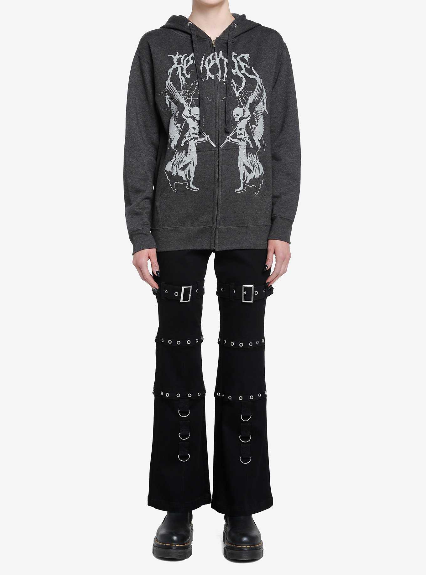 Social Collision Revenge Winged Reapers Girls Hoodie, , hi-res