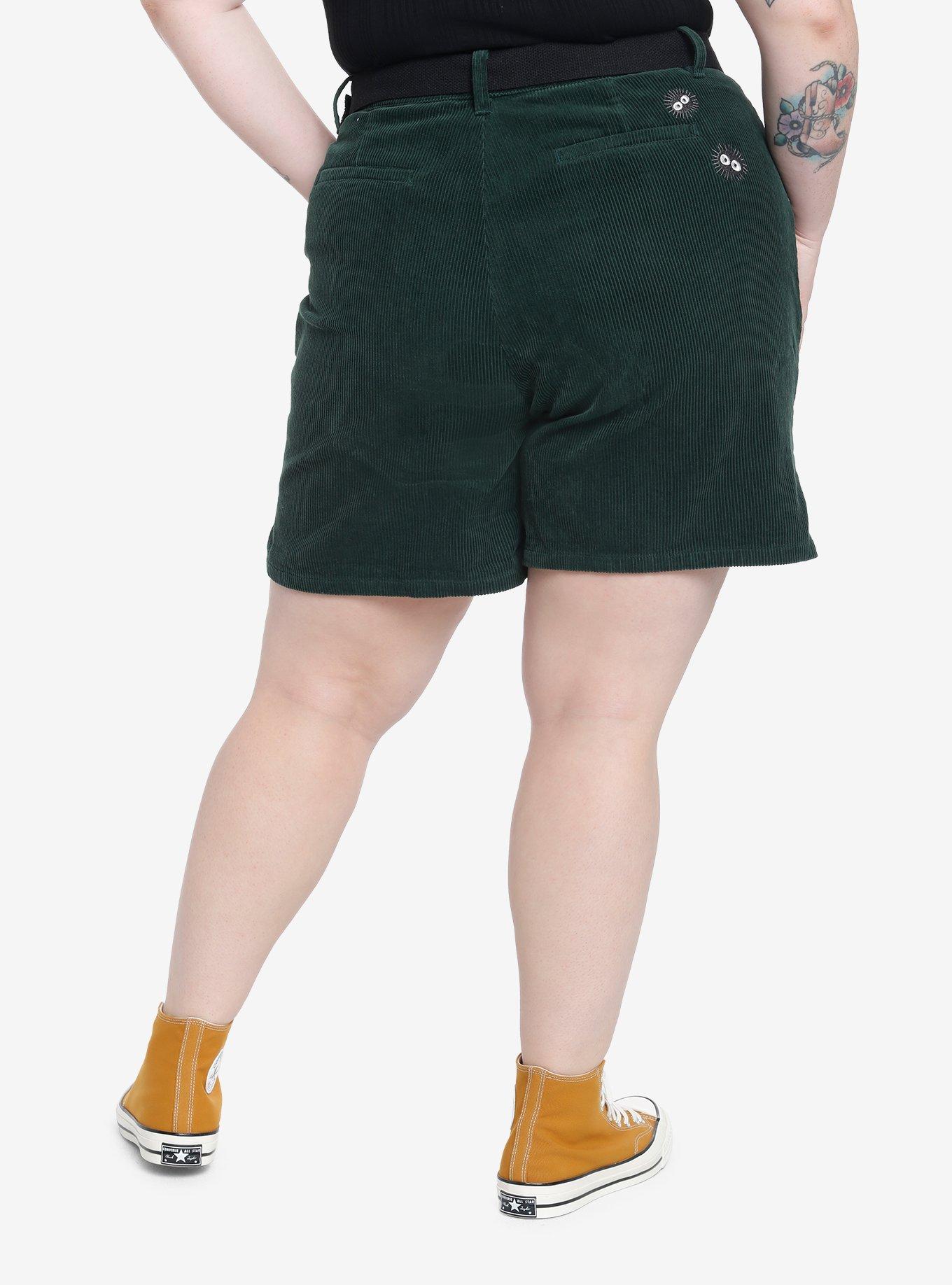 Her Universe Studio Ghibli My Neighbor Totoro Corduroy Tailored Shorts Plus Size, MULTI, alternate