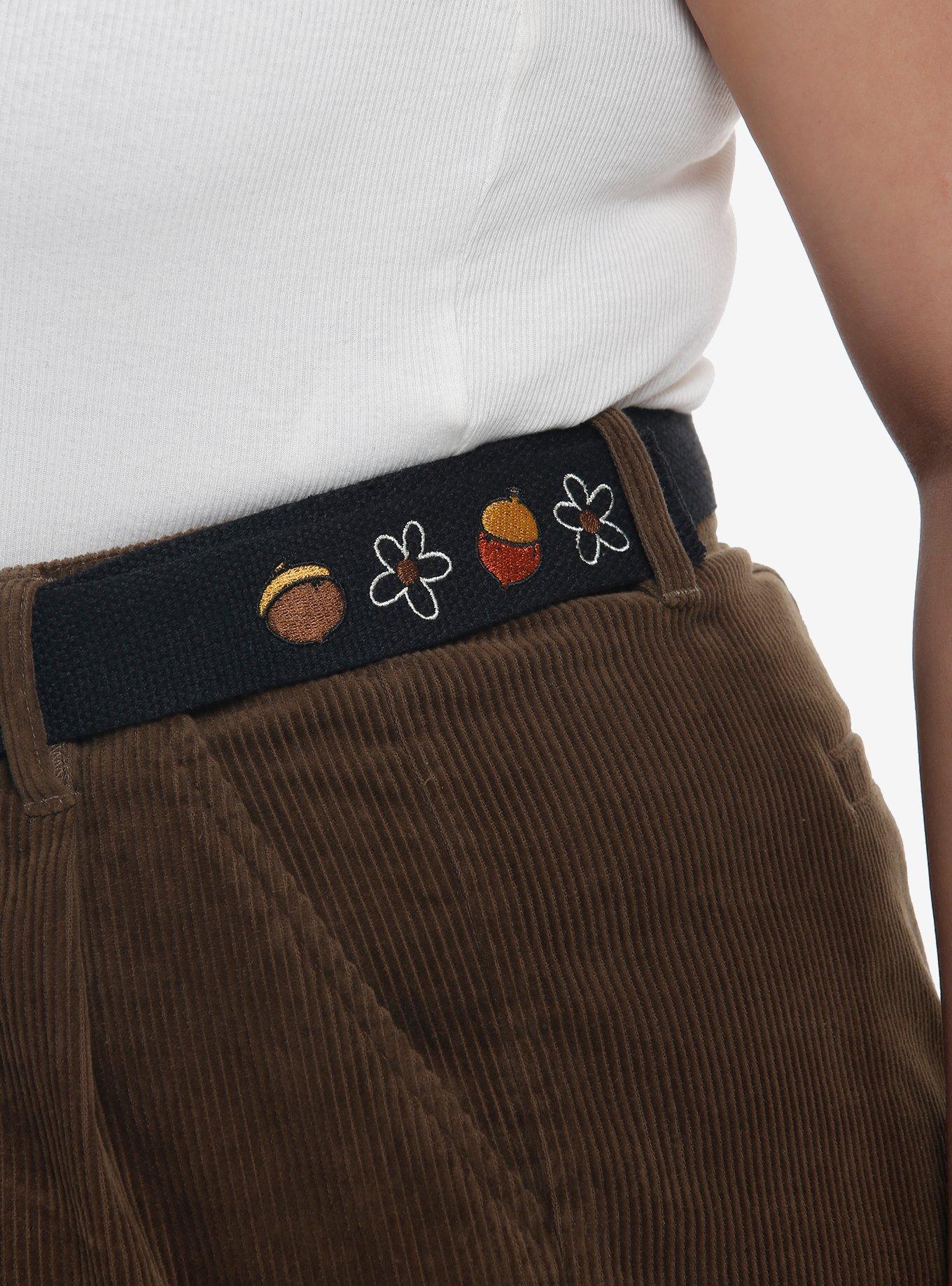 Her Universe Disney Chip 'N' Dale Corduroy Shorts Plus Size, BROWN, alternate