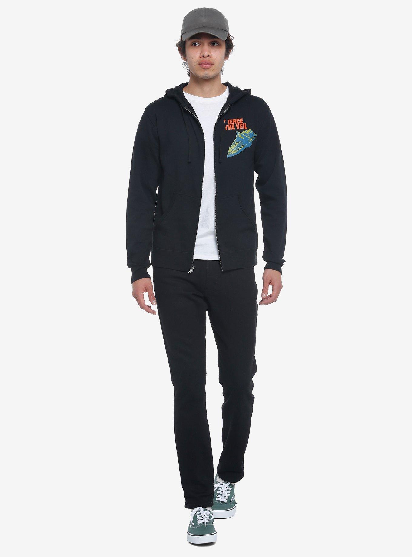 Pierce The Veil The Jaws Of Life Repeat Hoodie, BLACK, alternate