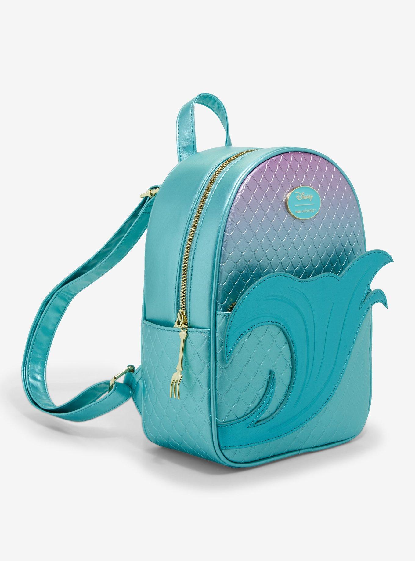 Her Universe Disney The Little Mermaid Ombre Scales Mini Backpack, , alternate