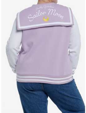Pretty Guardian Sailor Moon Embroidered Varsity Jacket Plus Size, , hi-res
