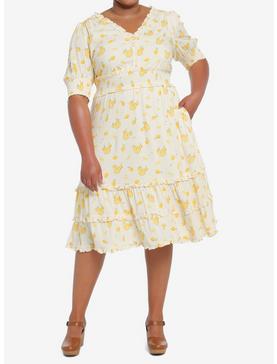 Her Universe Disney Mickey Mouse Citrus Allover Print Plus Size Dress, , hi-res