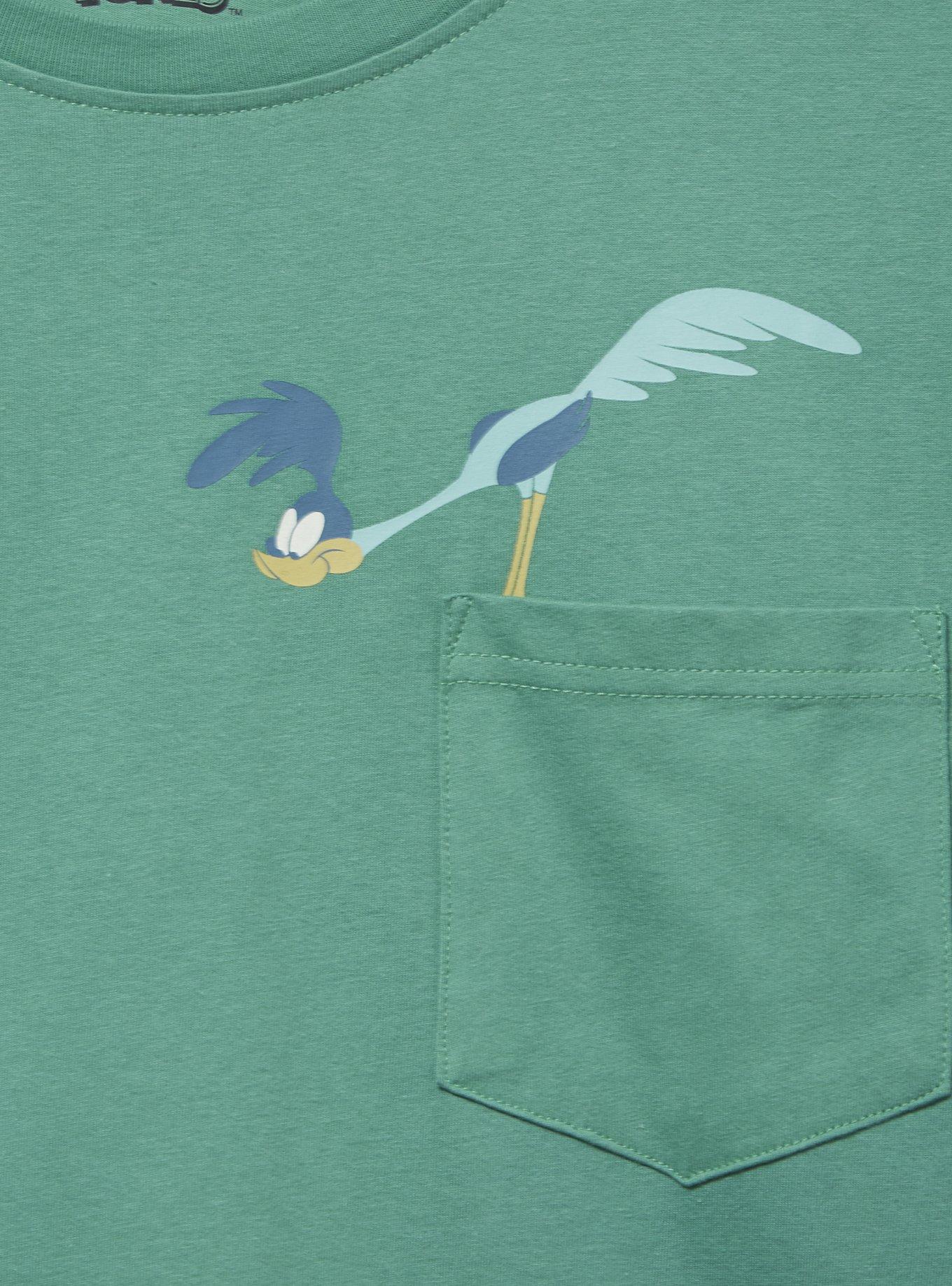 Looney Tunes Wile E. Coyote & Road Runner T-Shirt - BoxLunch Exclusive, SLATE, alternate