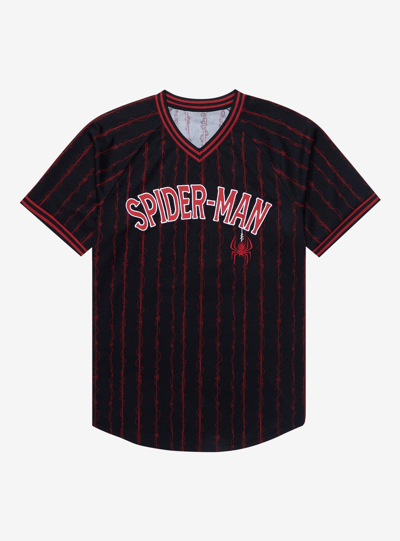 Marvel Spider-Man Miles Morales Soccer Jersey - BoxLunch Exclusive, BLACK, alternate