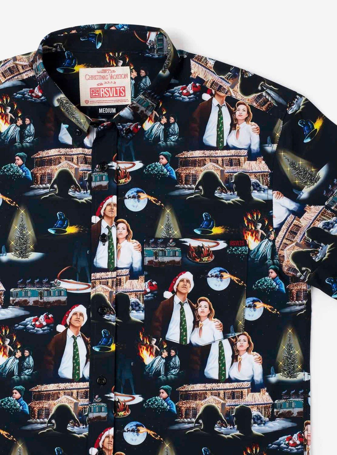 RSVLTS National Lampoon's Christmas Vacation "Family Portrait" KUNUFLEX Short Sleeve Shirt, MULTI, alternate