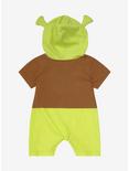 Shrek Ears Hooded Infant One-Piece - BoxLunch Exclusive, GREEN, alternate