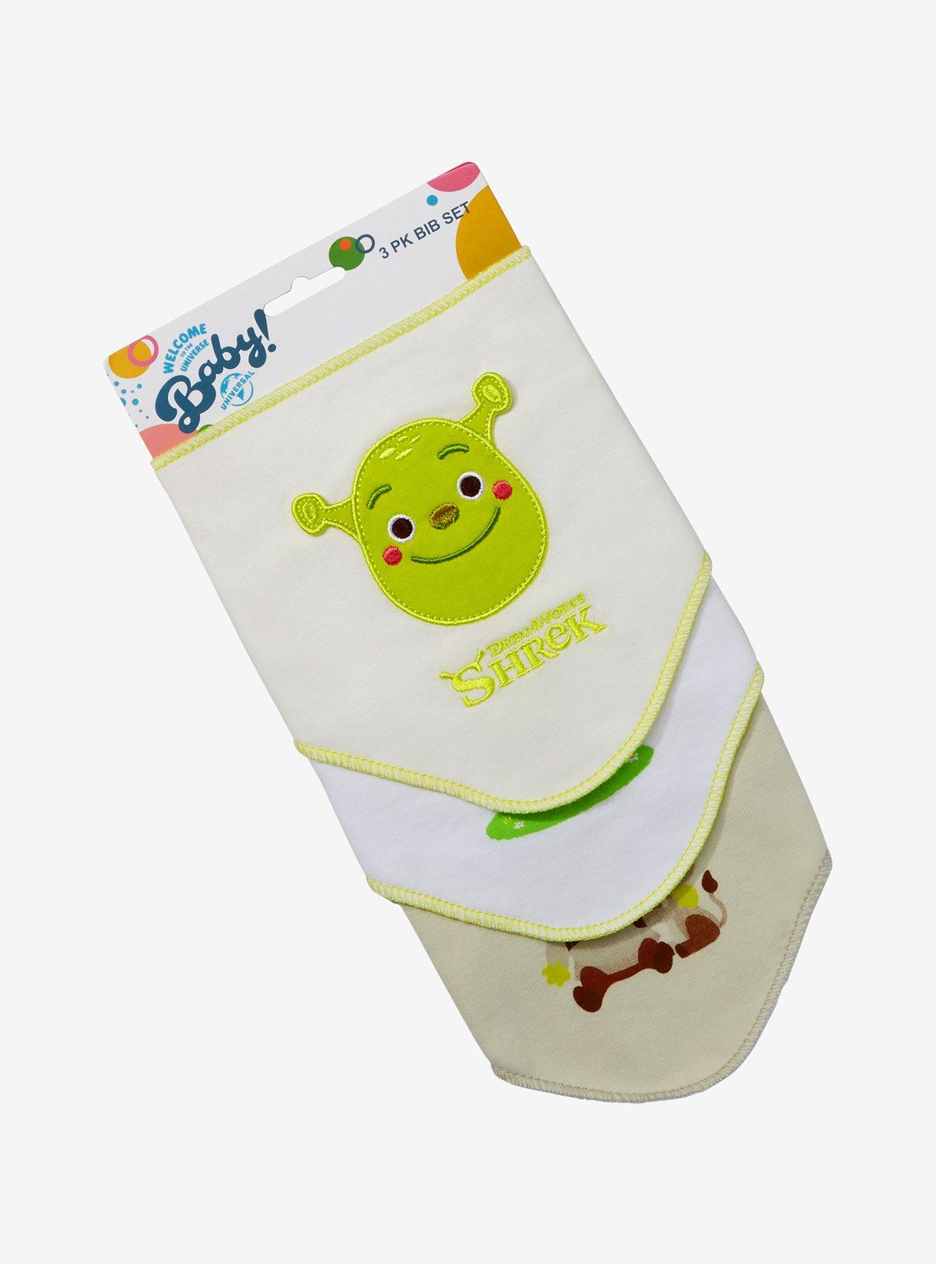 Shrek Donkey & Shrek Bandanna Bib Set - BoxLunch Exclusive, , alternate