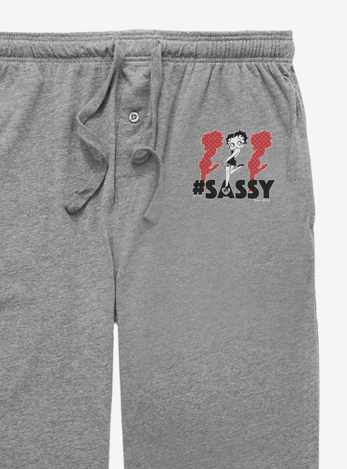 Betty Boop Sassy Silhouette Pajama Pants, GRAPHITE HEATHER, alternate