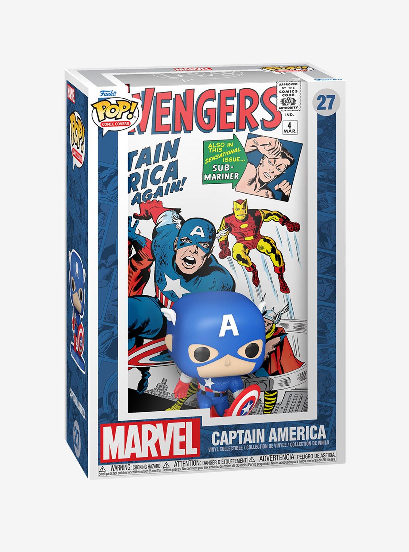 Funko Pop! Comic Covers Marvel Captain America Vinyl Figure, , alternate