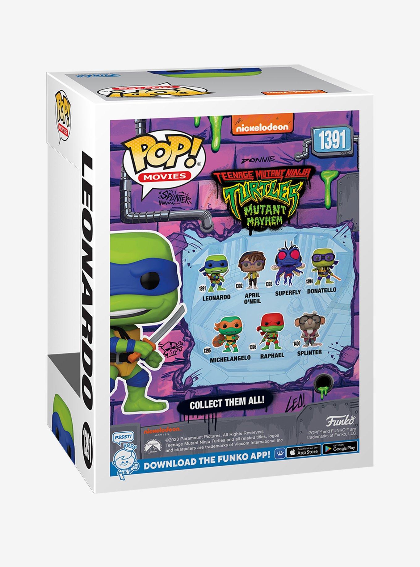 Funko Teenage Mutant Ninja Turtles: Mutant Mayhem Pop! Movies Leonardo Vinyl Figure, , alternate
