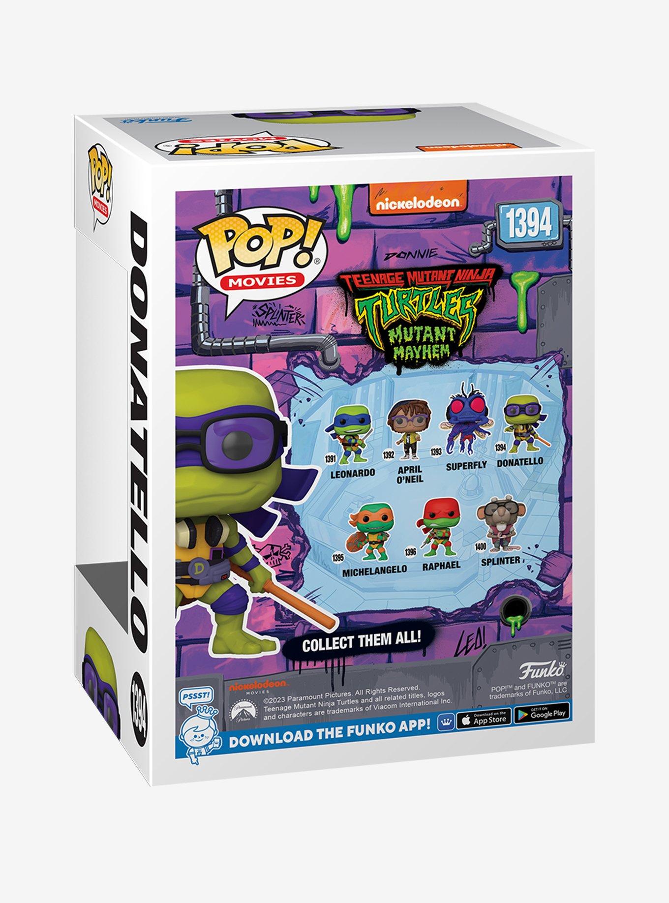 Funko Teenage Mutant Ninja Turtles: Mutant Mayhem Pop! Movies Donatello Vinyl Figure, , alternate