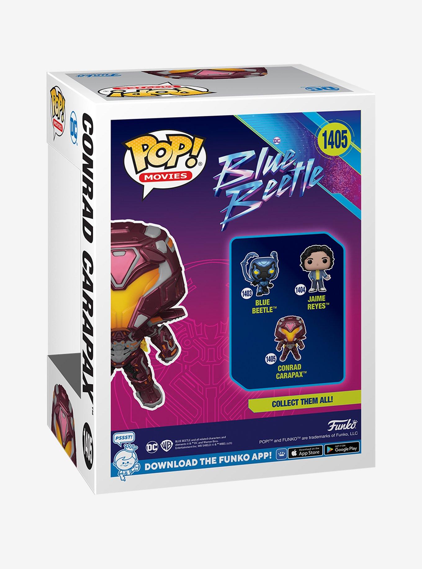 Funko DC Comics Blue Beetle Pop! Carapax Vinyl Figure, , alternate