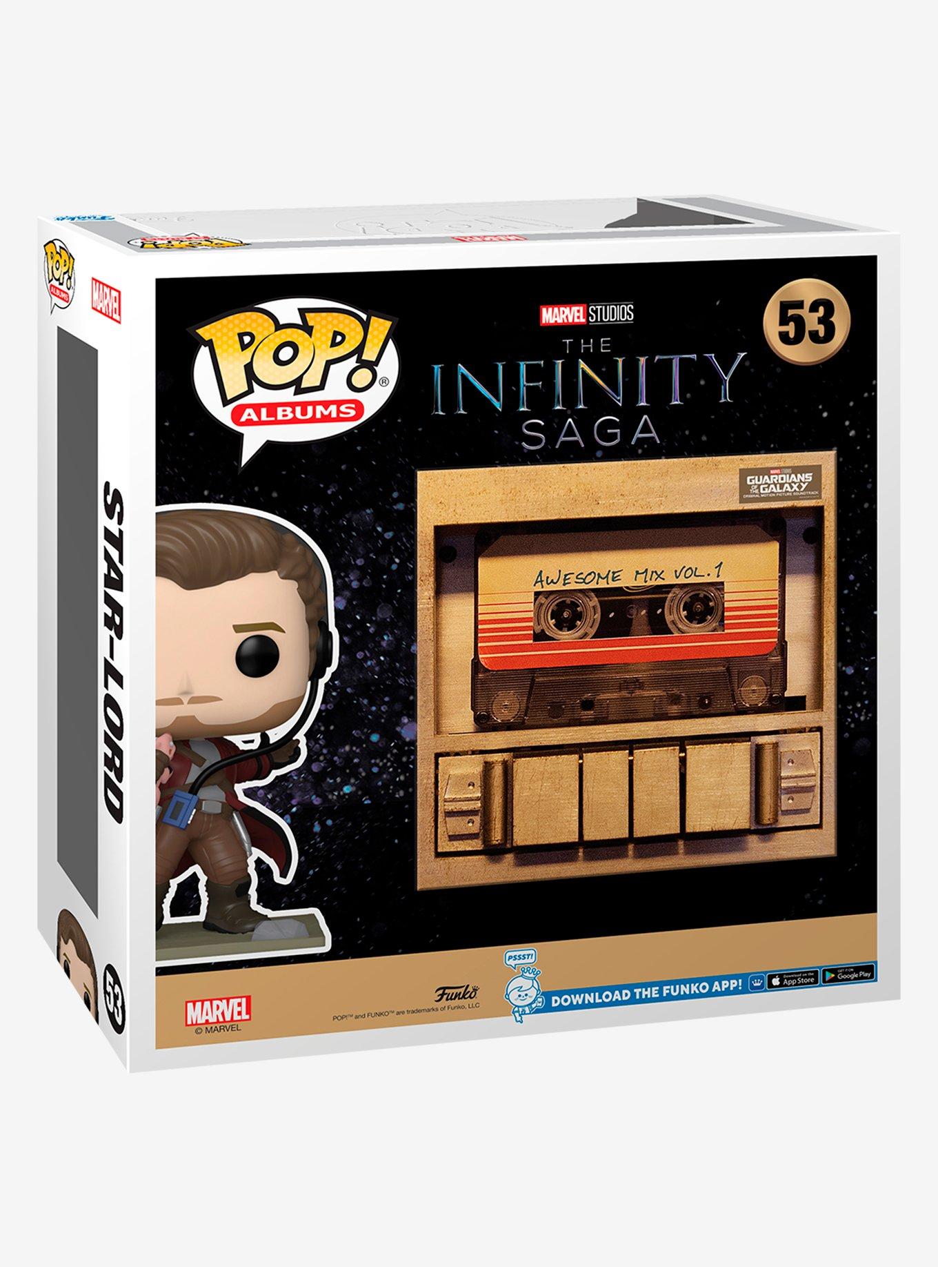 Funko Marvel Guardians Of The Galaxy Pop! Albums Star-Lord Vinyl Figure, , alternate