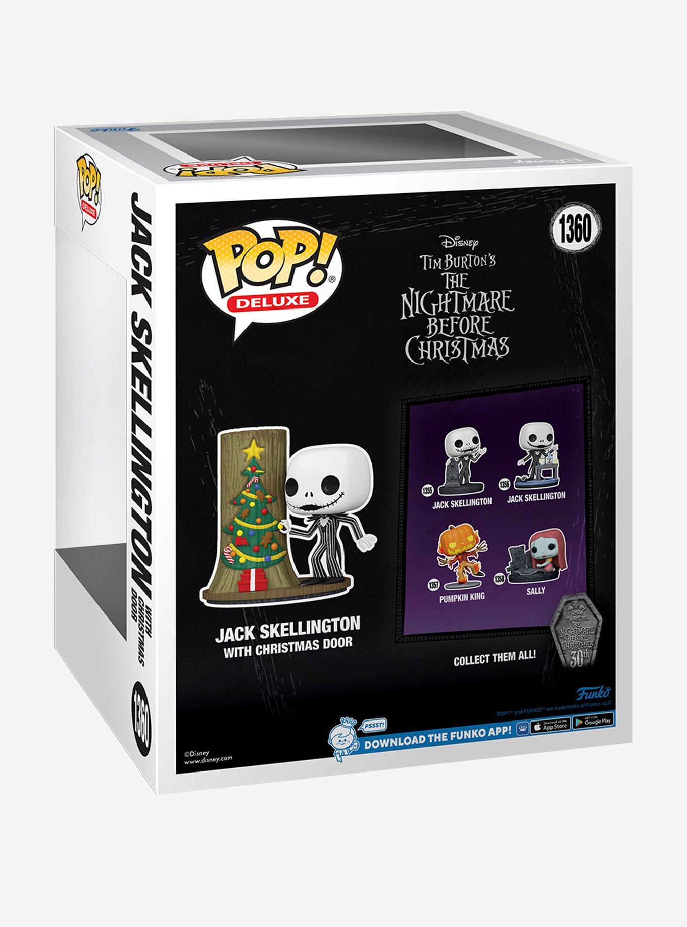 Funko The Nightmare Before Christmas Pop! Deluxe Jack Skellington With Christmas Door Vinyl Figure, , alternate