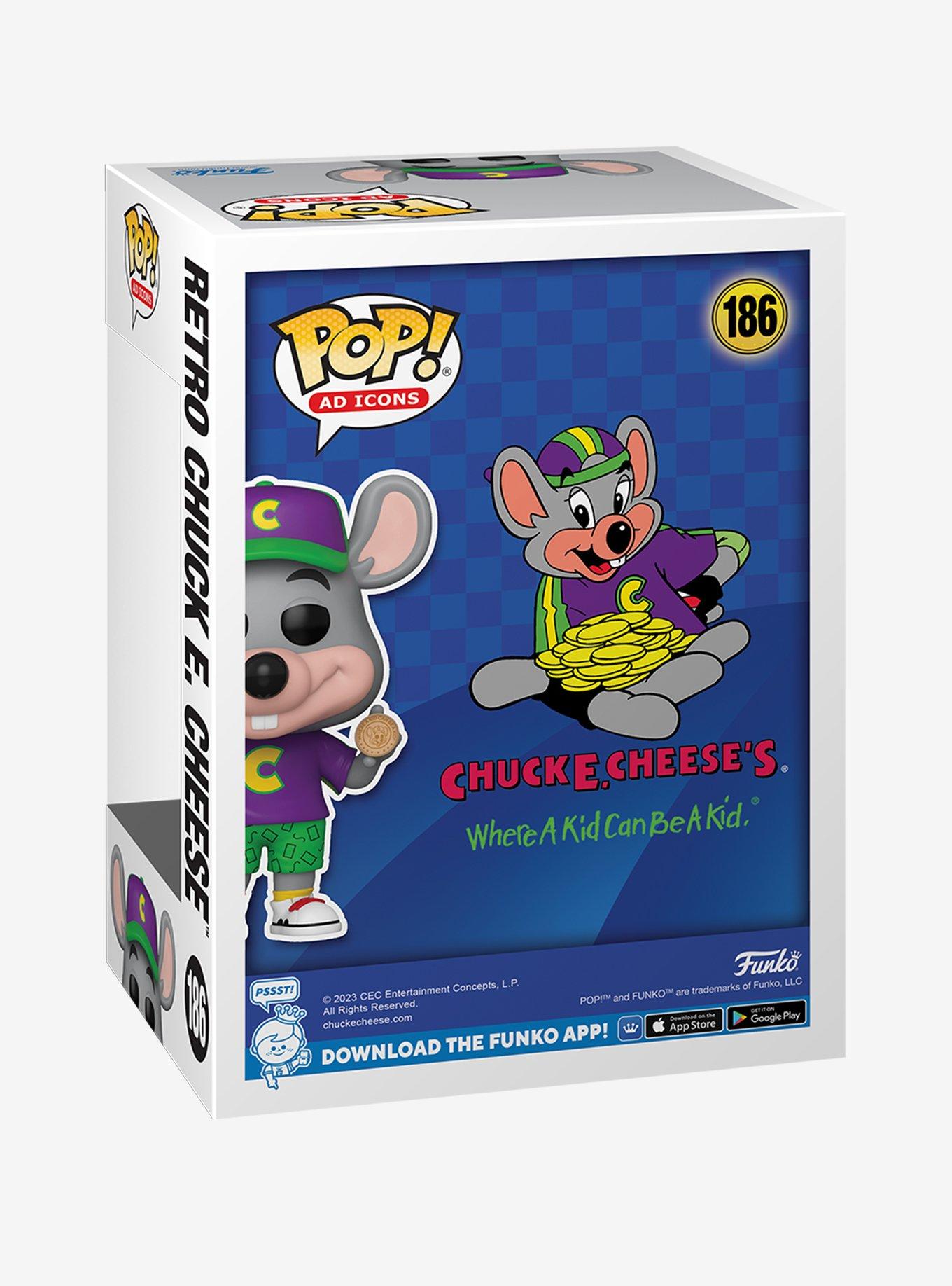 Funko Chuck E. Cheese's Pop! Ad Icons Retro Chuck E. Cheese Vinyl Figure, , alternate
