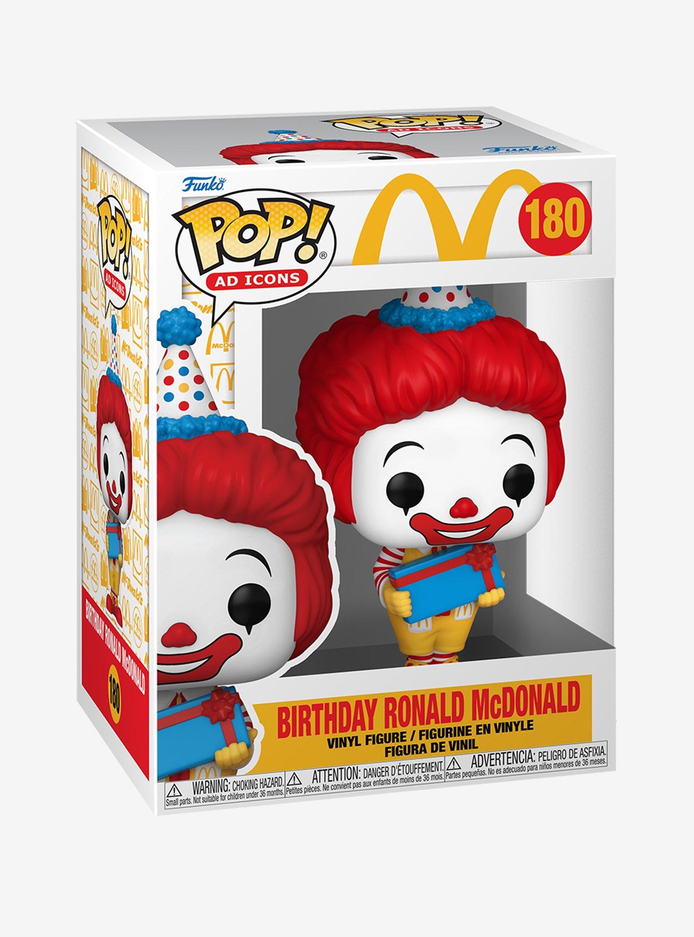 Funko McDonald's Pop! Ad Icons Birthday Ronald McDonald Vinyl Figure, , alternate