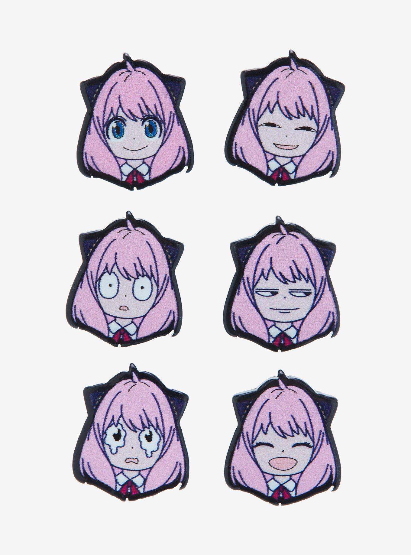 Spy x Family Anya Forger Expressions Mix and Match Earring Set - BoxLunch Exclusive, , hi-res