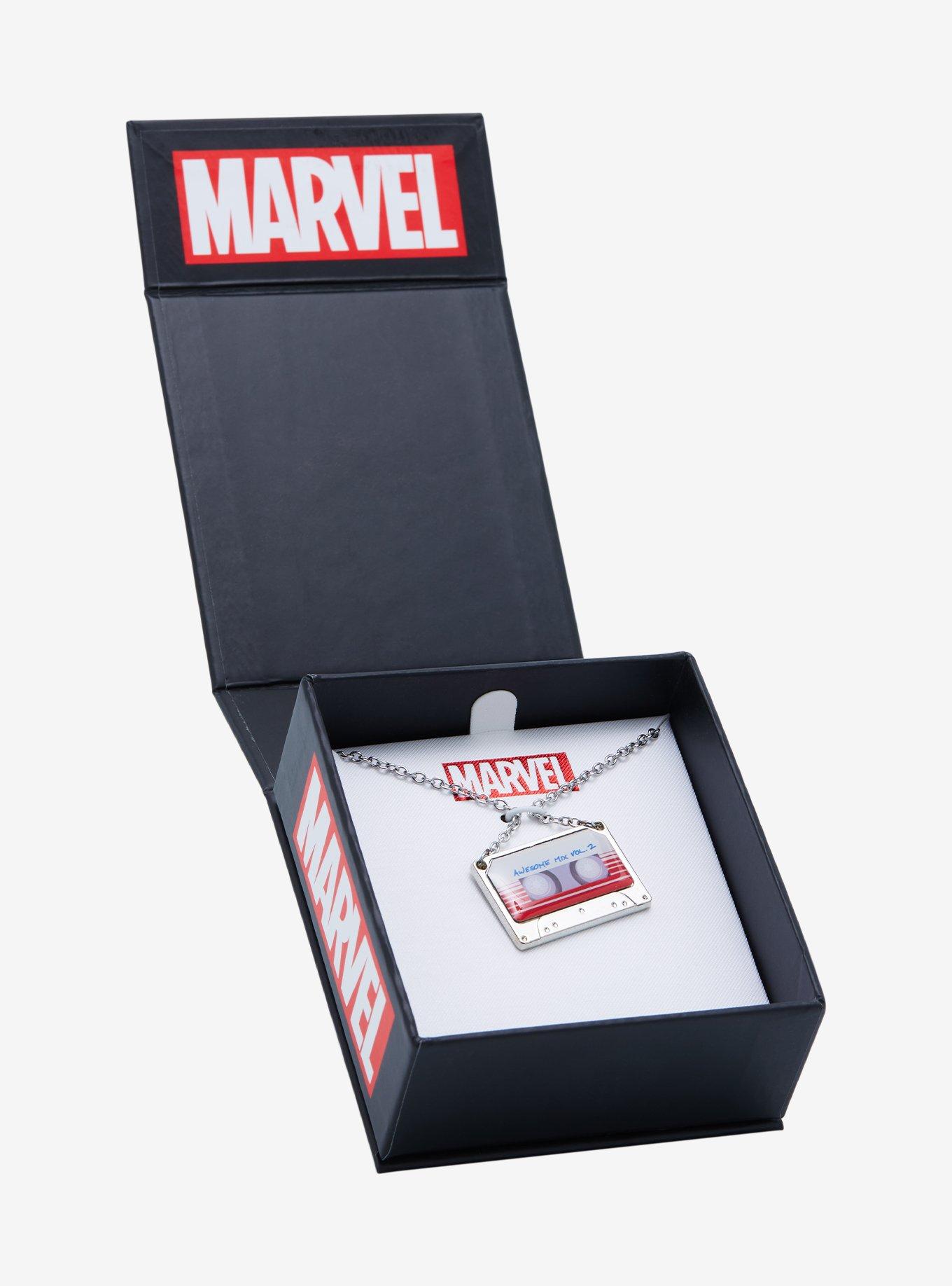 Marvel Guardians of the Galaxy Awesome Mix Cassette Necklace, , alternate