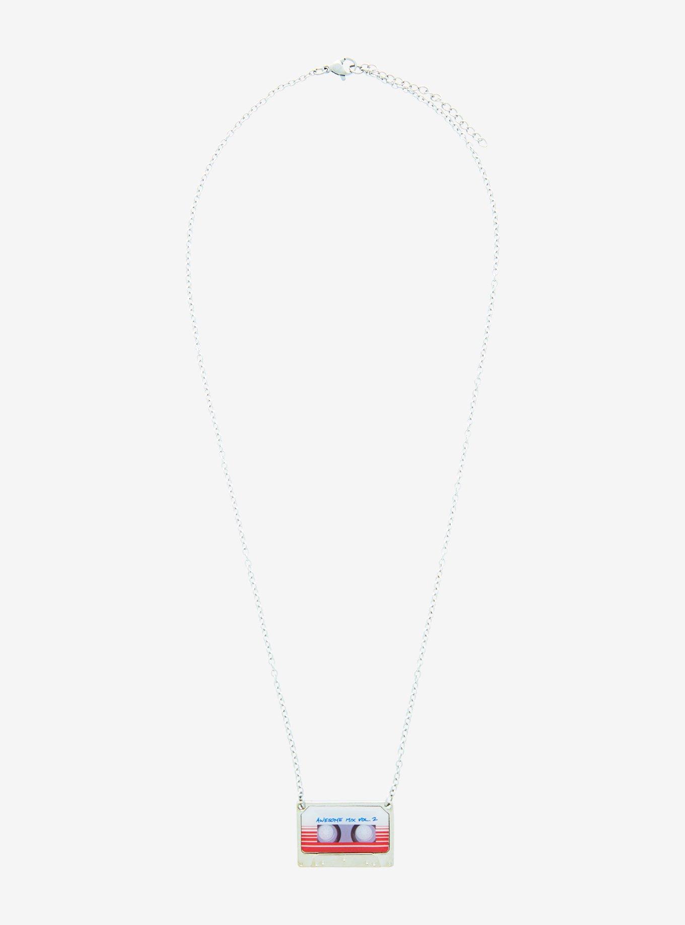 Marvel Guardians of the Galaxy Awesome Mix Cassette Necklace, , alternate