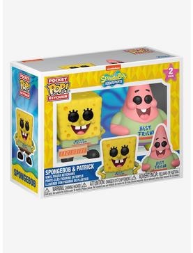 Funko Pocket Pop! SpongeBob SquarePants Patrick & SpongeBob Best Friends Vinyl Keychain Set - BoxLunch Exclusive, , hi-res