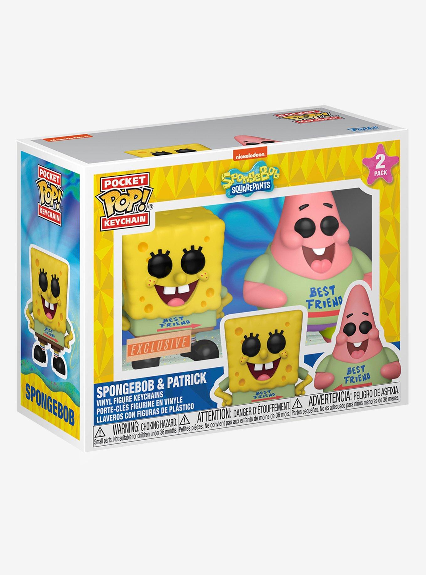 Funko Pocket Pop! SpongeBob SquarePants Patrick & SpongeBob Best Friends Vinyl Keychain Set - BoxLunch Exclusive, , alternate