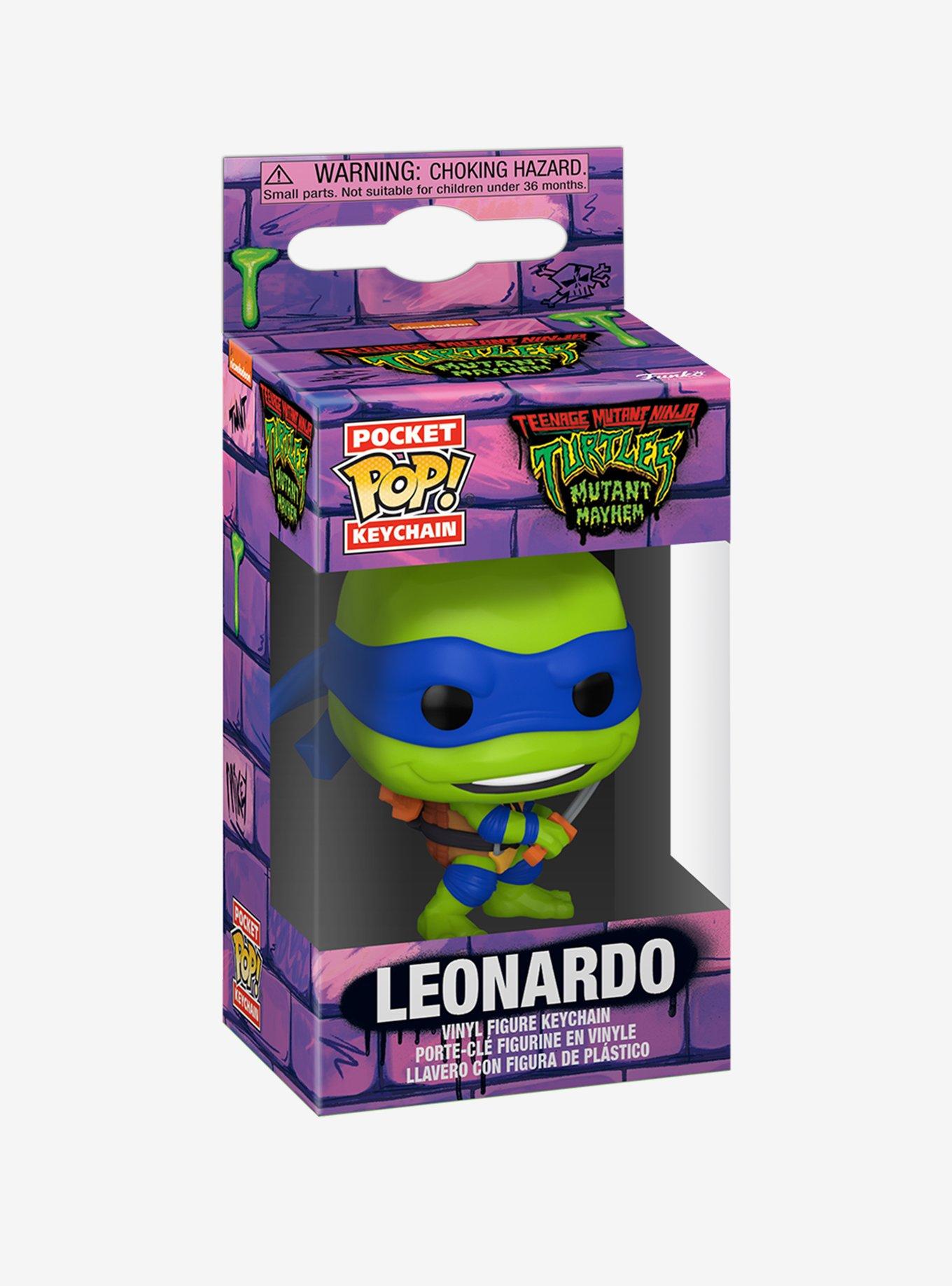 Funko Pop! Movies Teenage Mutant Ninja Turtles: Mutant Mayhem Leonardo Vinyl Keychain, , alternate