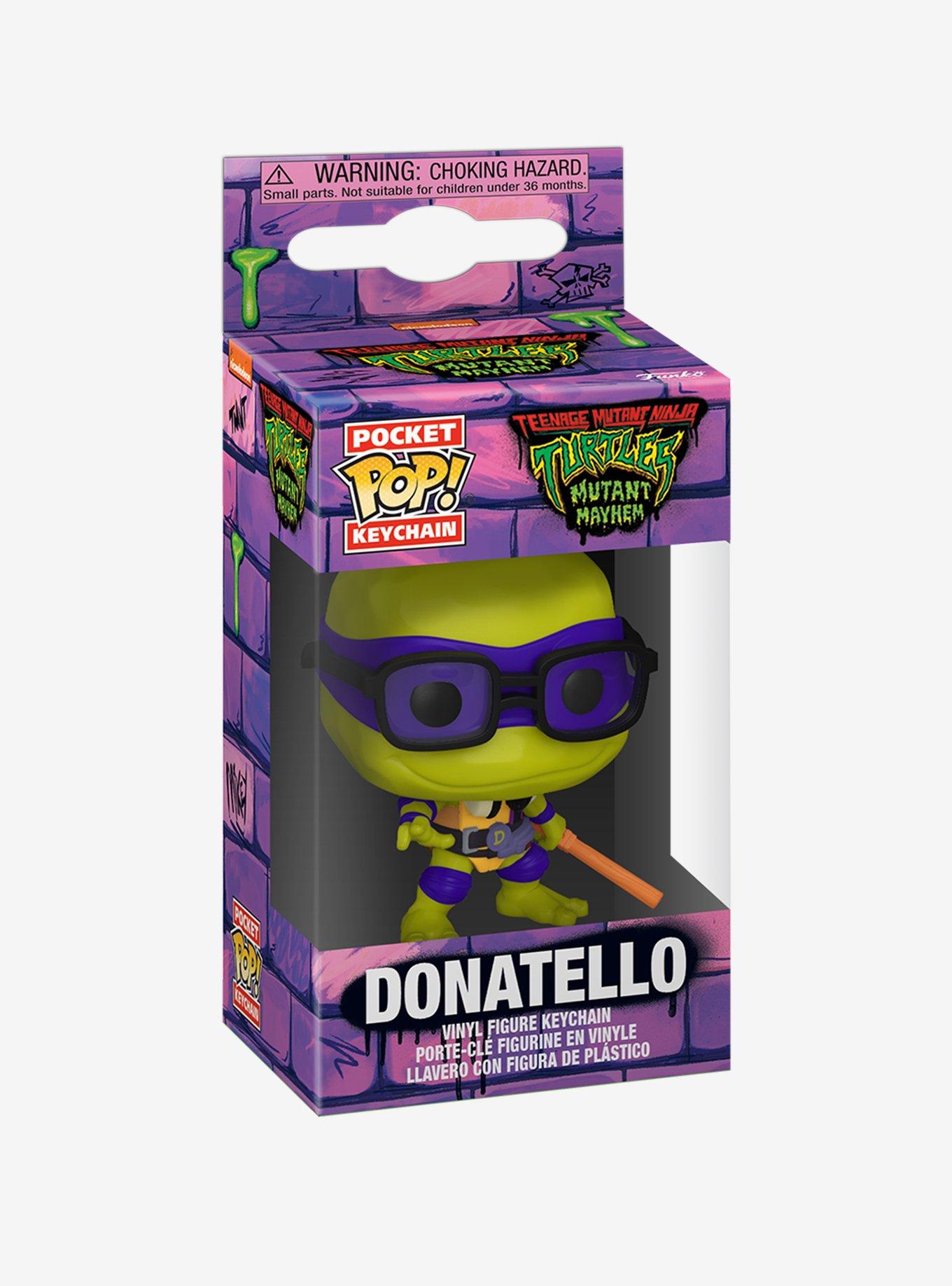 Funko Pop! Movies Teenage Mutant Ninja Turtles: Mutant Mayhem Donatello Vinyl Keychain, , alternate