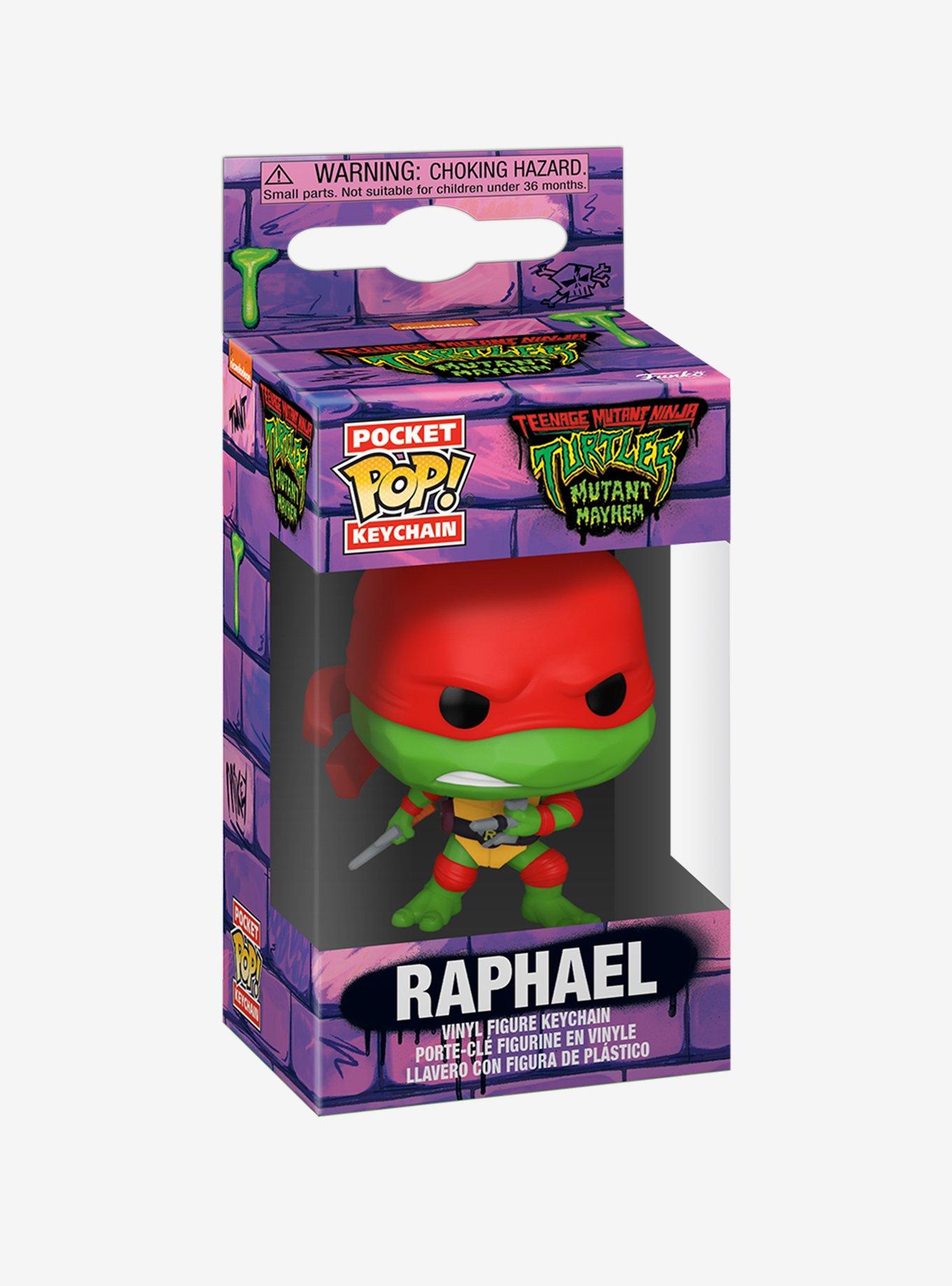 Funko Pop! Movies Teenage Mutant Ninja Turtles: Mutant Mayhem Raphael Vinyl Keychain, , alternate