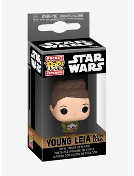 Funko Pocket Pop! Star Wars Obi-Wan Kenobi Young Leia with L0-LA Vinyl Keychain, , hi-res