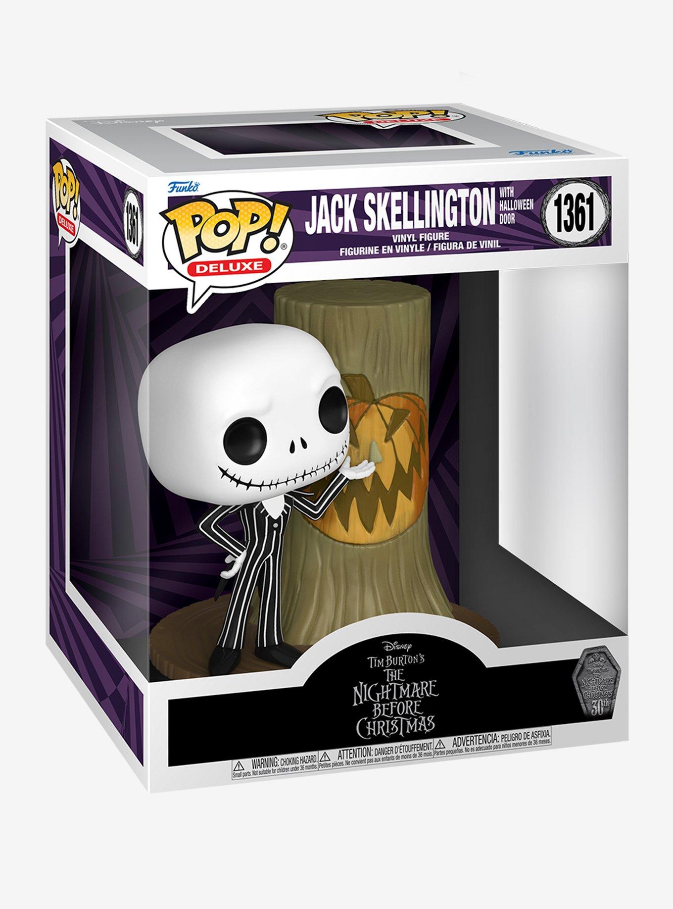 Funko Pop! Deluxe Disney The Nightmare Before Christmas 30th Anniversary Jack Skellington with Halloween Door Vinyl Figure, , alternate