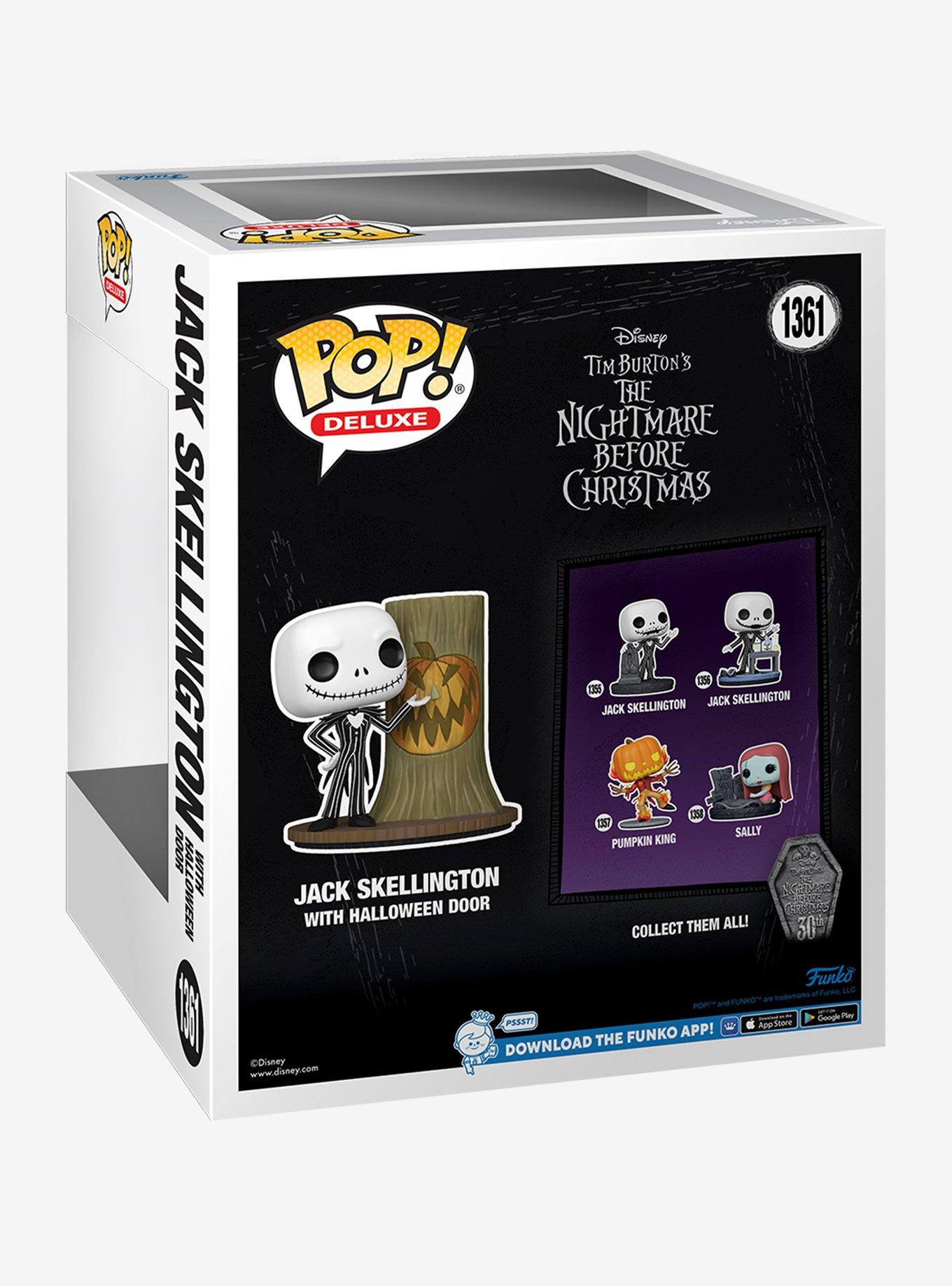 Funko Pop! Deluxe Disney The Nightmare Before Christmas 30th Anniversary Jack Skellington with Halloween Door Vinyl Figure, , alternate