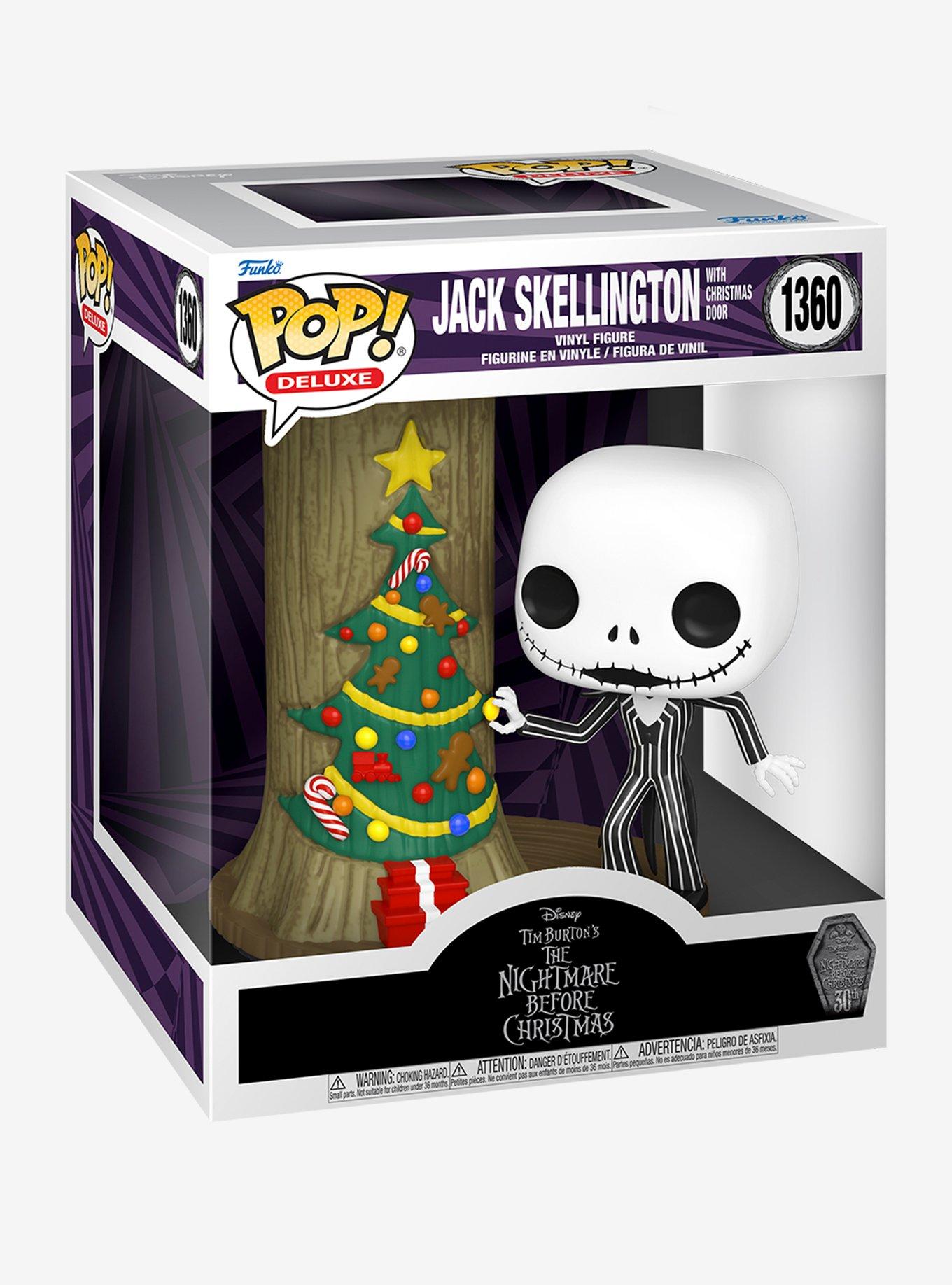Funko Pop! Deluxe Disney The Nightmare Before Christmas 30th Anniversary Jack Skellington with Christmas Door Vinyl Figure, , alternate